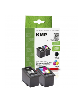 KMP C95V - 4 pakker - sort gul cyan magenta - blækpatron (alternativ til: Canon CL-541 Canon PG-540) - Kartridż z tuszem Czarny (15164850)
