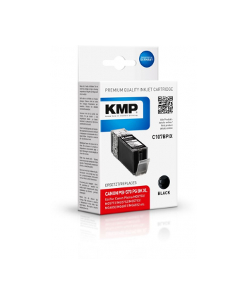KMP C107BPIX - Kartridż z tuszem Czarny (15670001)