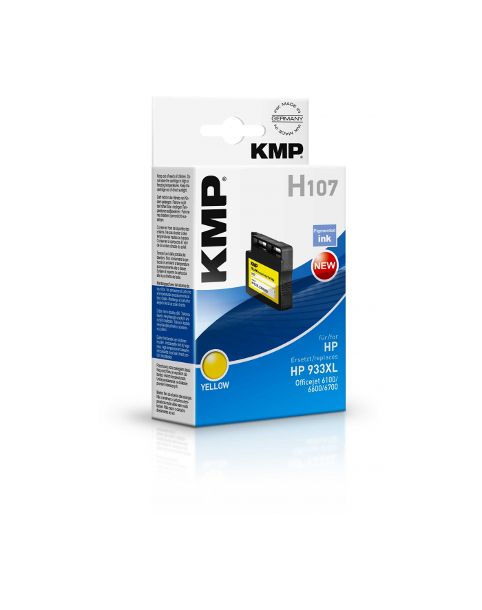 KMP H107 - Kartridż z tuszem Żółty (17264009) główny