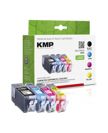KMP C81V = Canon PGI-525BK CLI-526C/M/Y Zamiennik CZARNY (KMPC81V)