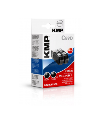 Kmp C89D Ink Cartridge Sw Dp Comp. With Canon Pgi-550Pgbk (1518,0021)