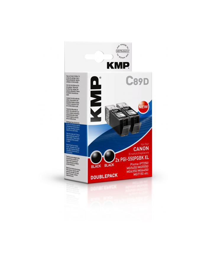Kmp C89D Ink Cartridge Sw Dp Comp. With Canon Pgi-550Pgbk (1518,0021) główny