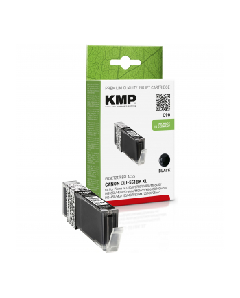 KMP C90 INK CARTRIDGE BLACK COMP. WITH CANON CLI-551 BK XL (1520)