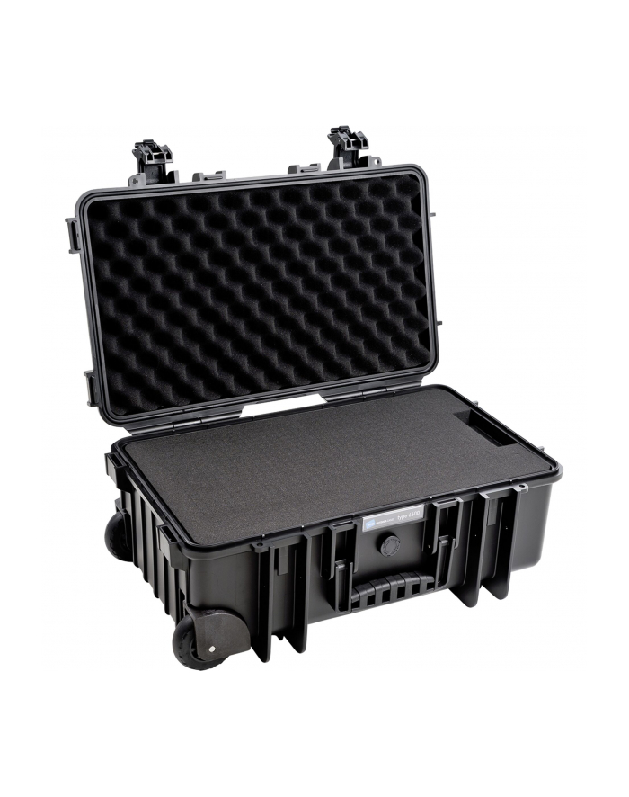 Walizka B&W outdoor.cases typ 6600 czarna z wkładem SI główny