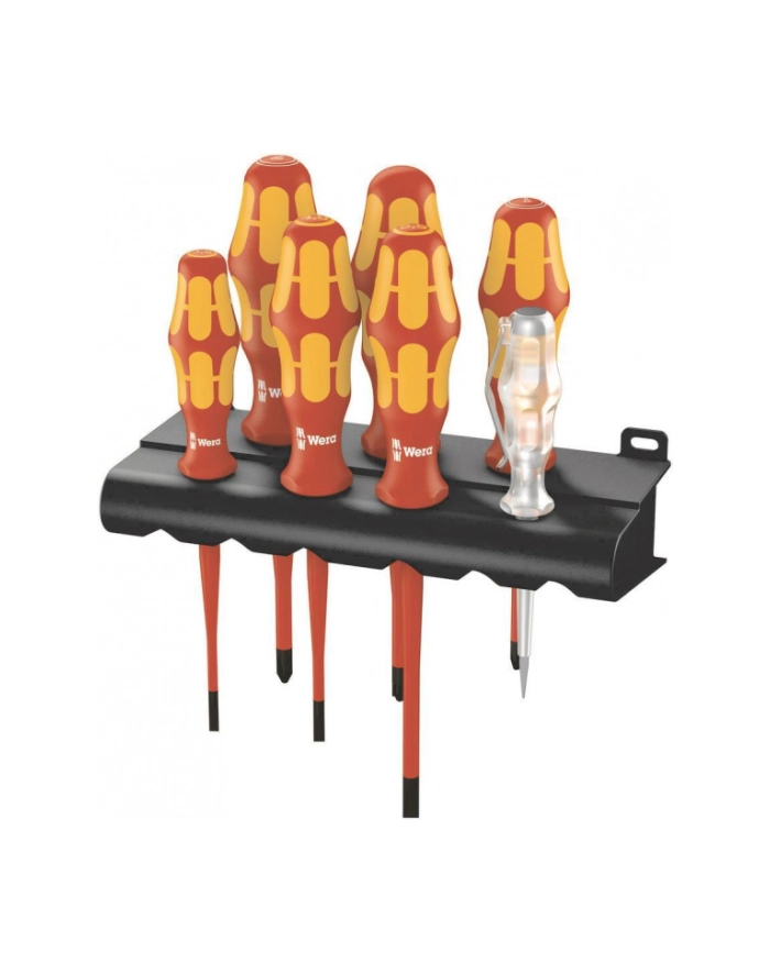 Wera Zestaw Kraftform Plus Seria 100 +próbnik napięcia +wieszak 160 iS/7 (05006480001) główny