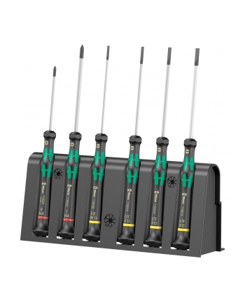 Wera precyzyjne płaskie/PH w Zestawie 6cz. + stojak Kraftform Micro 2035/6 (05118152001)