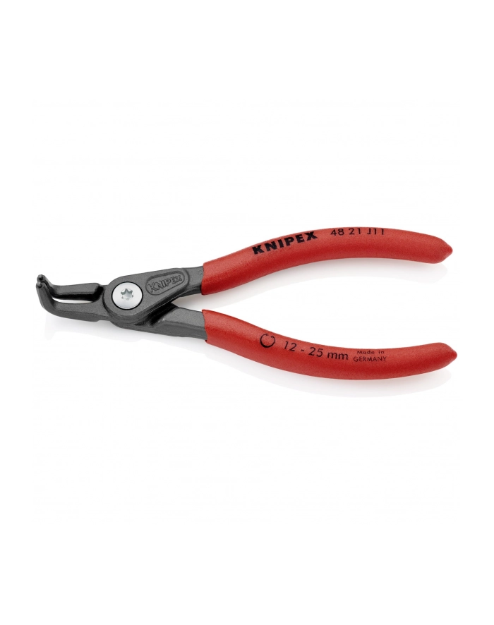 Knipex Szczypce SEEGERA do pierścieni osadczych wewnętrzne wygięte 12-25mm 130mm PCV 48 21 J11 główny