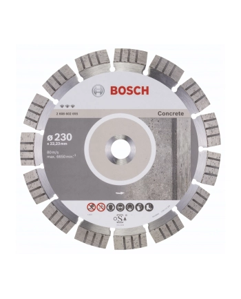 Bosch Diamentowa tarcza tnąca Best for Concrete 220mm 2608602655