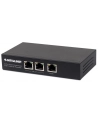 INTELLINET 2 Port Gigabit PoE+ Extender IEEE 802.3at/af Compliant 100 m Additional Range Metal - nr 1
