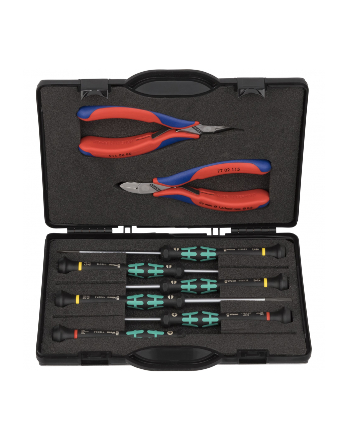 Knipex zestaw narzędzi dla elektroników 002018 główny