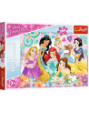 Puzzle 200el Radosny świat księżniczek. Disney Princess 13268 Trefl - nr 1