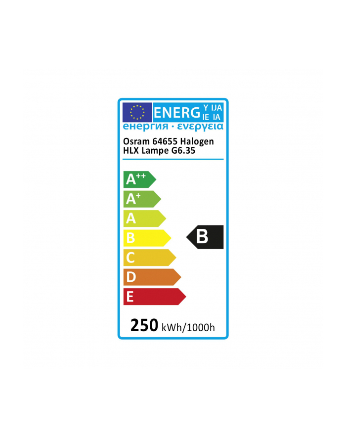 Osram Hlx64655 Ehj 250W Fotooptyczna, Halogenowa 4050300006734 główny