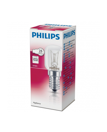 Lighting Philips Do Piekarnika Appliance 25W E14 172Lm 230240V T25 Cl Ov 1Ct (T2525Wclove14)