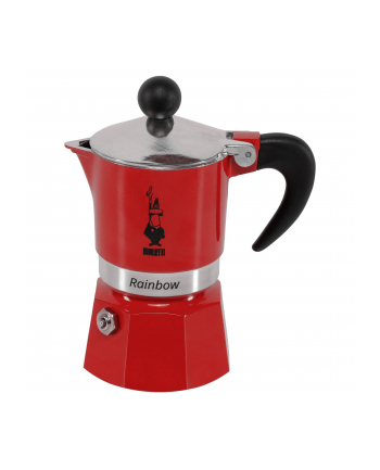 BIALETTI Kawiarka Rainbow 1 TZ Czerwony