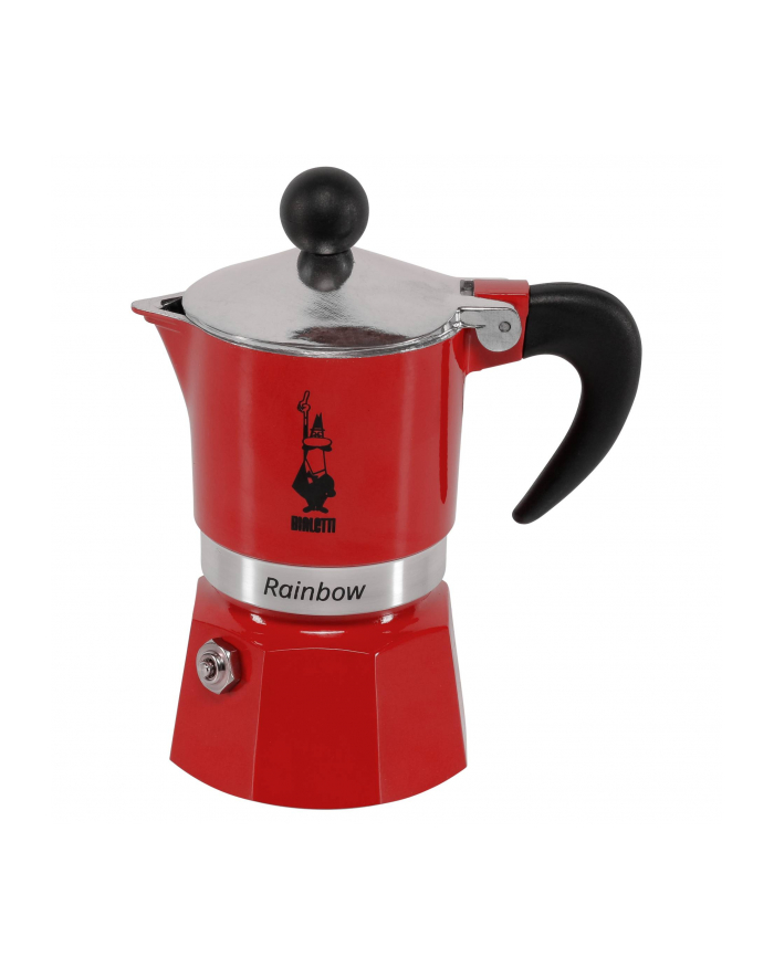 BIALETTI Kawiarka Rainbow 1 TZ Czerwony główny