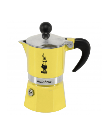 BIALETTI Kawiarka Rainbow 1 TZ Żółty