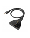 TECHLY 3-Portowy Przełącznik HDMI 3x1 4K 30Hz Pigtail - nr 1
