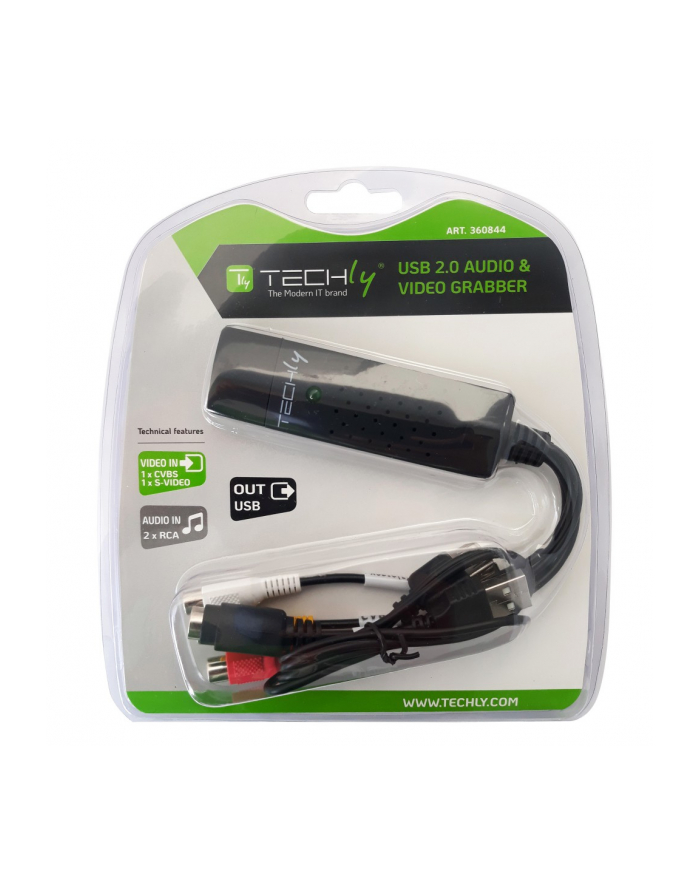 TECHLY Audio Video Grabber USB 2.0 główny