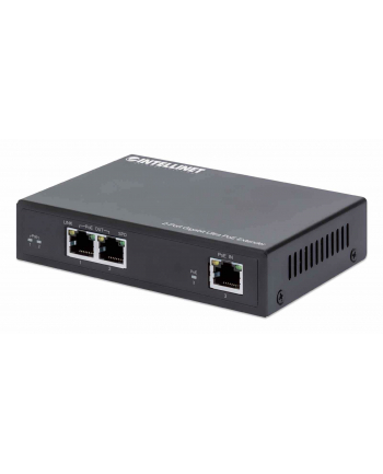 INTELLINET 2-Port Gigabit Ultra PoE Extender Adds up to 100m 328ft to PoE Range PoE Power Budget 60W 2x PSE Ports IEEE 802.3bt/at/af