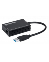 MANHATTAN USB-A to SFP Fiber Optic Converter USB 3.2 Gen 1 1000 Mbps Ethernet Optical Network Connection Open SFP Slot Black - nr 10