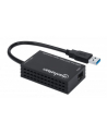 MANHATTAN USB-A to SFP Fiber Optic Converter USB 3.2 Gen 1 1000 Mbps Ethernet Optical Network Connection Open SFP Slot Black - nr 1