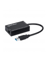 MANHATTAN USB-A to SFP Fiber Optic Converter USB 3.2 Gen 1 1000 Mbps Ethernet Optical Network Connection Open SFP Slot Black - nr 21