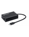 MANHATTAN USB-C to SFP Fiber Optic Converter USB 3.2 Gen 1 1000 Mbps Ethernet Optical Network Connection Open SFP Slot Black - nr 16