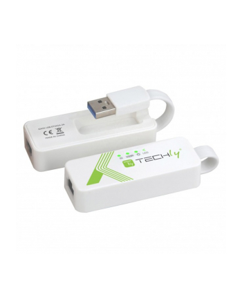 TECHLY Karta Sieciowa Adapter USB-A 3.0 Gigabit Ethernet RJ45
