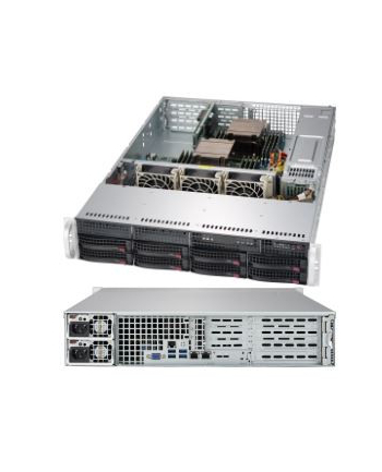 super micro computer SUPERMICRO Chassis Black 2U SC825TQC SAS3 WIO w/ Red. 800W PWS