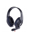 GEMBIRD gaming headset with volume control blue-black 3.5 mm - nr 1