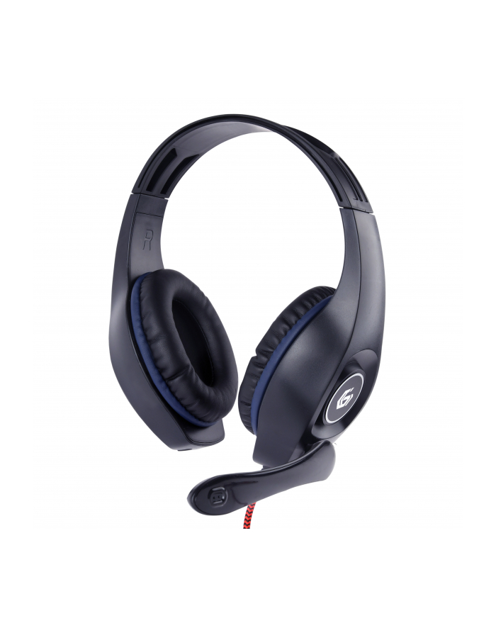 GEMBIRD gaming headset with volume control blue-black 3.5 mm główny