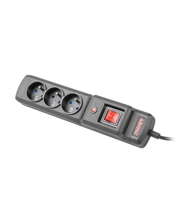 armac Listwa przeciwprzepięciowa M3 Multi 4.5m czarna (3 gniazda)