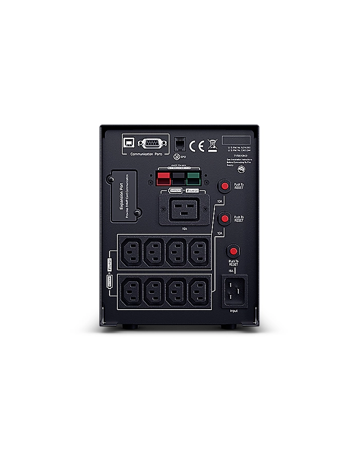 CyberPower Systems CyberPower - Line-Interactive - 2200 VA - 1980 W - Pure sine - 151 V - 301 V (PR2200ELCDSXL) główny