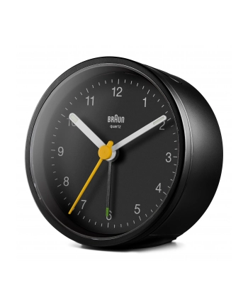 Braun Bc 12 B Budzik Kwarcowy Czarny Anlogowy