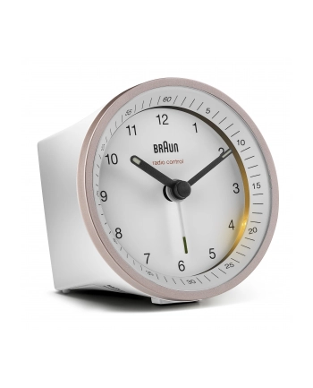 Braun Bc 07 Pwdcf Budzik Kwarcowy Białoróżowy