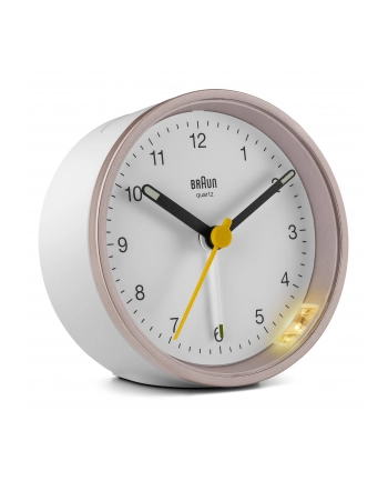 Braun BC 12 PW  budzik biało-różow (67103)