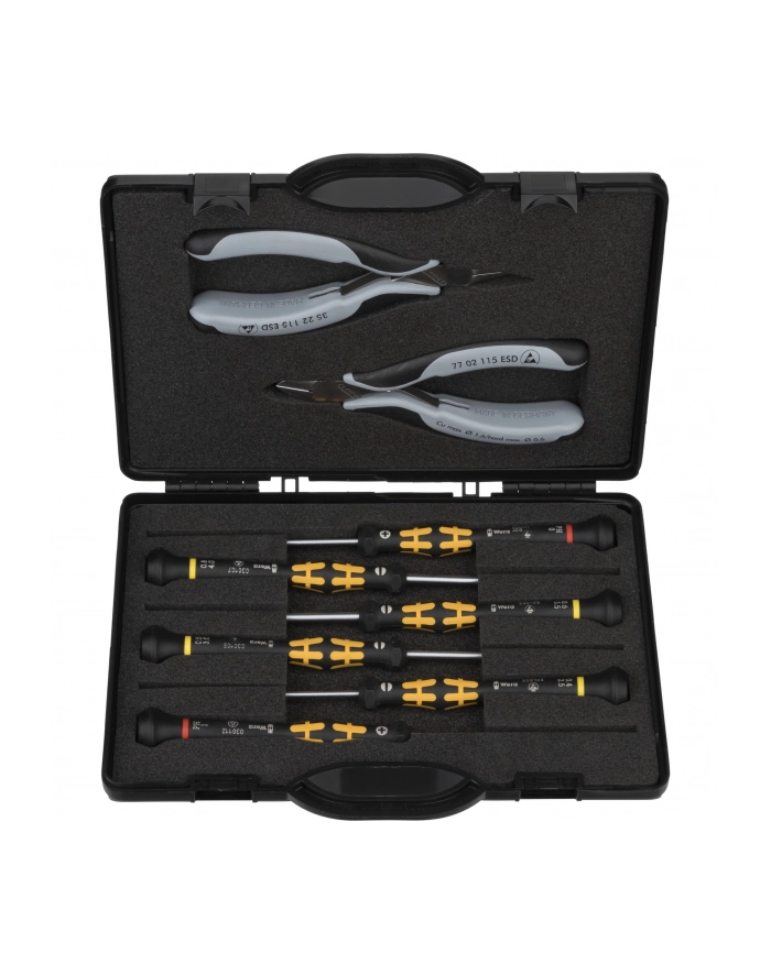 Knipex zestaw narzędzi dla elektroników 002018ESD główny