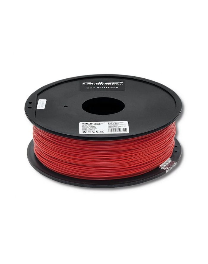 QOLTEC Professional filament for 3D print ABS PRO 1.75mm 1kg Red główny