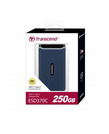 TRANSCEND ESD370C 250GB PCIe to USB 3.1 Gen 2 Type C External SSD