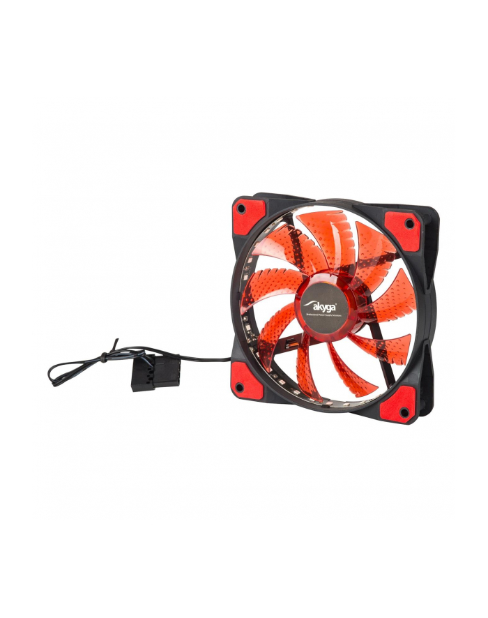 AKYGA System Fan AW-12E-BR 120mm 33 LED red Molex główny