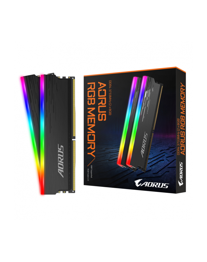 GIGABYTE AORUS RGB Memory 16GB 2x8GB DIMM 3733MHz główny