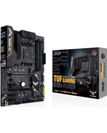 ASUS TUF GAMING B450-PLUS II AM4 B450 4xDIMM DDR4Up to 128GB M.2 4xSATA 6Gb/s6xUSB 2.0 8xUSB 3.2