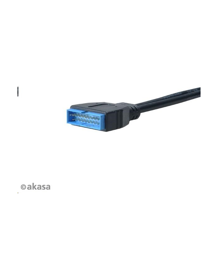 Akasa ADAPTER WEWNĘTRZNY Z USB 3.0 NA USB 2.0 (AK-CBUB19-10BK) główny