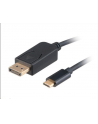 Akasa Kabel Akasa Adaptér USB Type-C na DisplayPort, kabel, 1.8m (AKCBCA1118BK) - nr 1