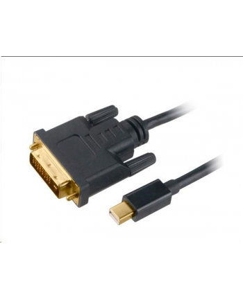 Akasa Kabel Akasa DVI-D DisplayPort Mini, 1.8m, Czarny (AK-CBDP18-18BK)