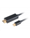 Akasa Kabel Akasa Akasa Adaptér 4K Mini DisplayPort na HDMI active, kabel, 1.8m (AKCBDP1918BK) - nr 1