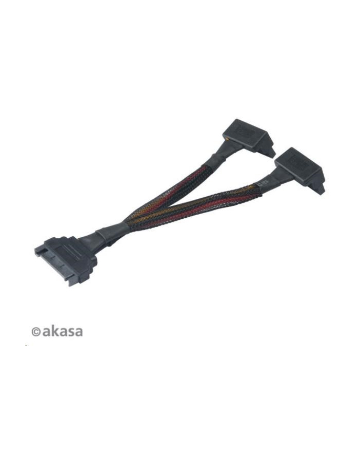 Akasa kabel rozdzielający SATA 15cm (AKCBPW1515BK) główny