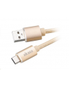 Akasa Kabel USB Akasa USB 2.0 Type-C na USB Type-A, 100cm, złoty (AKCBUB3410GL) - nr 1
