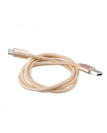 Akasa Kabel USB Akasa USB 2.0 Type-C na USB Type-A, 100cm, złoty (AKCBUB3410GL) nr 2