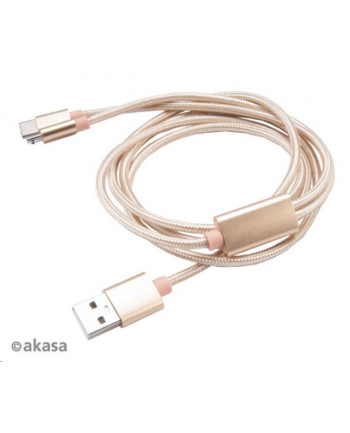 Akasa Kabel USB Akasa 2.0 Typ-A do Micro / Type-C (AKCBUB4212GL)